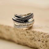 Bold Structure Ring - L model