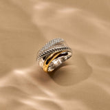Bold Structure Ring - L model