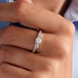 Classic Triple Zirconia Ring