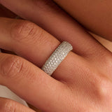 Chunky Zirconia Ring - M model