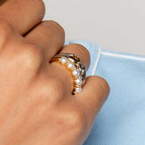 Pearl Ring Vermeil