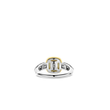 Light Grey Cushion Ring