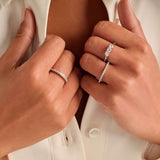 Classic Triple Zirconia Ring