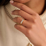 Classic Triple Zirconia Ring