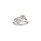 Double Cushion Zirconia Ring