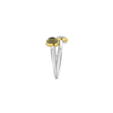 Double Cushion Zirconia Ring