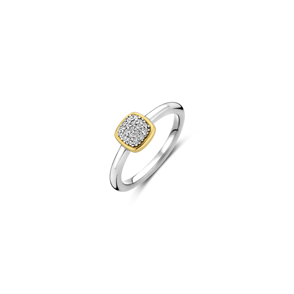 Sentido Jewelry Rings Zirconia Cushion Ring – TI SENTO