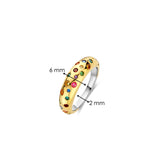 Multicolour Stardust Ring - S model