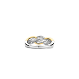 Twisted Zirconia Ring