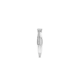 Zirconia Crossover Ring with stone