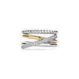 Structured Zirconia Crossover Ring