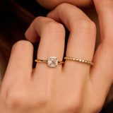 Classic Square Zirconia Ring