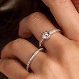 Classic Round Zirconia Ring