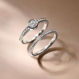 Classic Round Zirconia Ring