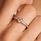 Classic Round Zirconia Ring