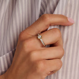 Classic Round Zirconia Ring