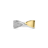 Twisted Zirconia Ring