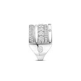 Classic Layered Zirconia Ring - L model