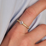 Classic Zirconia Ring with stone