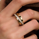 Zirconia Crossover Ring