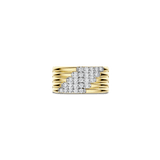 Stardust Zirconia Layered Ring - L model