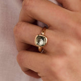 Rose Gold Cushion Ring