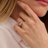 Rose Gold Cushion Ring