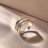 Gold Structure Ring