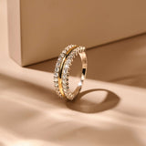Triple Band Zirconia Ring