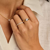 Classic Zirconia Ring 6mm