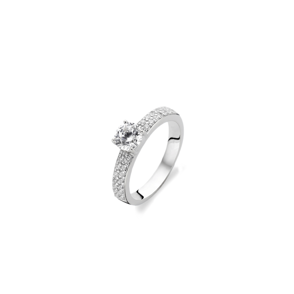 Sentio Rings Classic Zirconia Ring with stone – TI SENTO