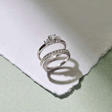 Classic Triple Zirconia Ring