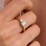 Classic Triple Zirconia Ring