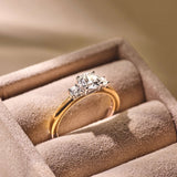 Classic Triple Zirconia Ring