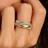 Bold Structure Ring - M model