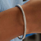 Tennis Zirconia Bangle