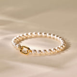 Pearl Bracelet with chain