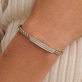 Beaded Pavé Bangle