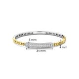 Beaded Pavé Bangle