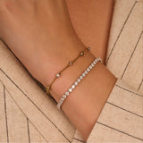 Pearl Charm Bracelet