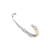 Twisted Bicolor Bangle