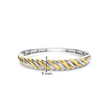 Twisted Bicolor Bangle