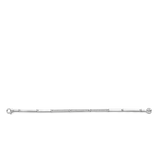 Vintage Zirconia Chain Bracelet