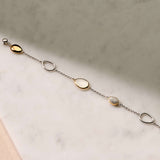 Bracelet with stones and zirconia