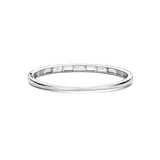 Classic Zirconia Bangle Silver