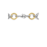Open Modern Pavé Circle Bracelet