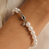 Icon Pearl Bracelet Silver