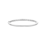 Classic Zirkonia Bangle Silver