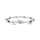 Classic Bar Zirconia Bracelet