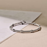 Classic Bar Zirconia Bracelet
